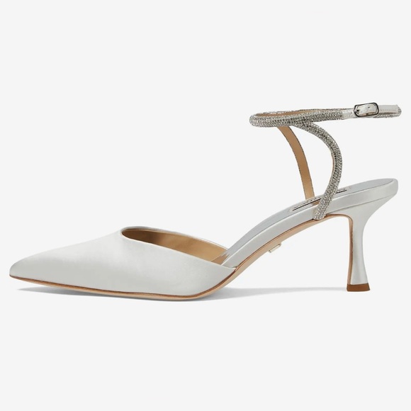 NWT- Badgley Mischka ‘Autumn’ Kitten Heel Pump DISPLAY SHOE - Picture 2 of 12